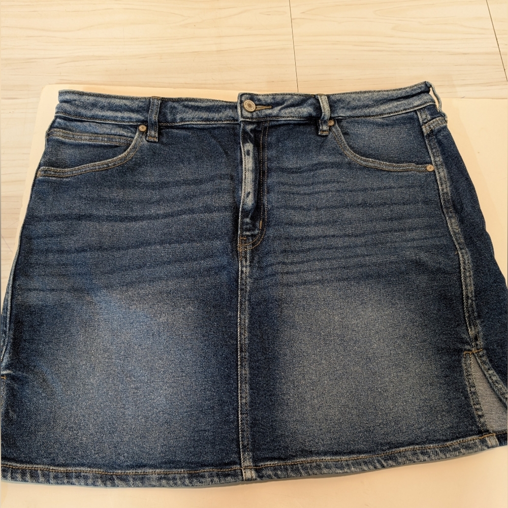 KanCan Blue Casual Mini Skirt